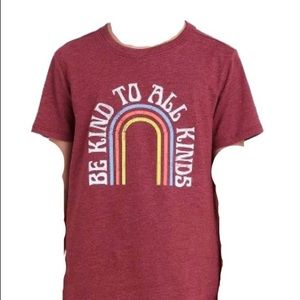 Youth ‘Be Kind to all Kinds' Short Sleeve T-Shirt-Cat & Jack™ Maroon
Sz- XL (16)